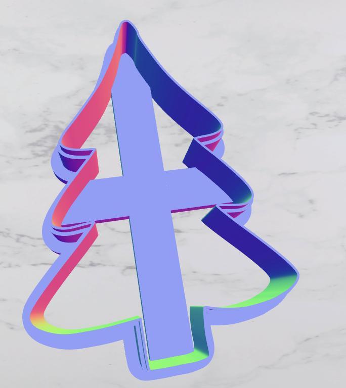 Tree cookie cutter
