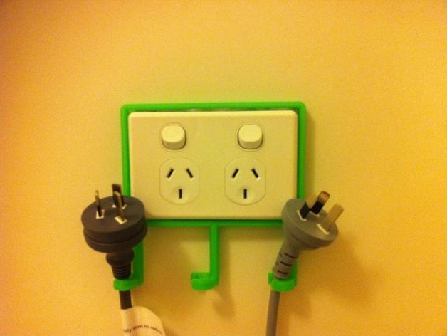 Power Point Cord & Socket Organiser (Australia, New Zealand, Fiji, Tonga, Solomon Islands, and Papua New Guinea sockets)