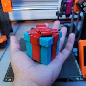 articulated surprise gift box - caja regalo sorpresa articulada
