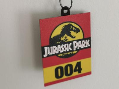 Jurassic Keychain Jeep
