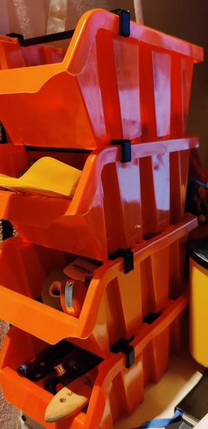 Stackable Sorting Bin Stiffener