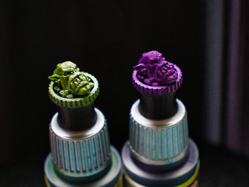 Army Painter Vallejo paints Color Swatch Cap Orc
