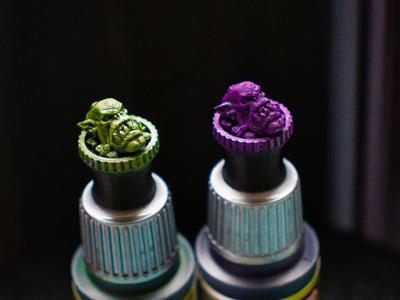 Army Painter Vallejo paints Color Swatch Cap Orc