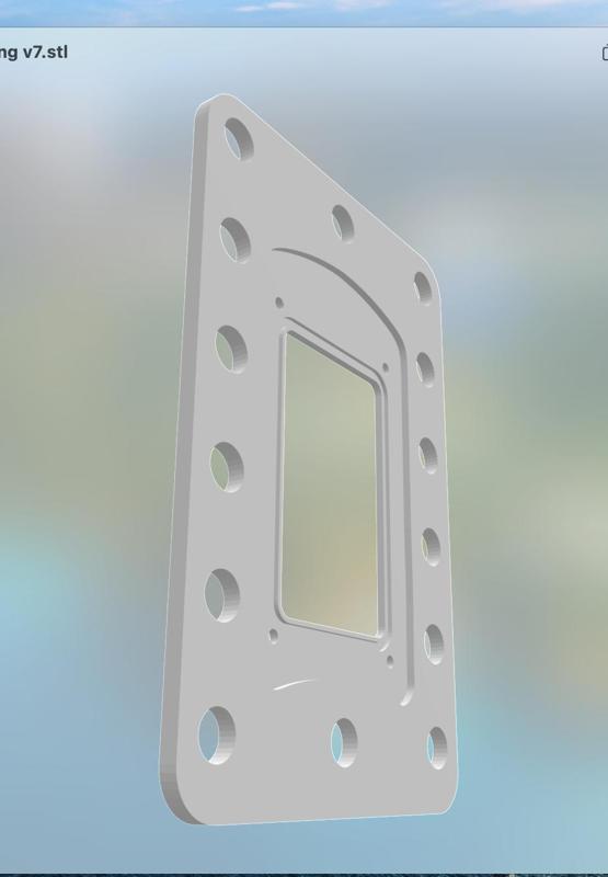 Efoil flange adapter