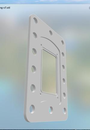 Efoil flange adapter