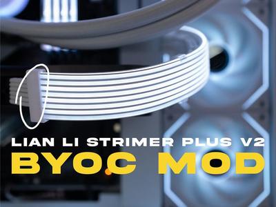 [Driggsytech] Lian Li Strimer Plus V2 "BYOC" Mod - Use your own power cable!