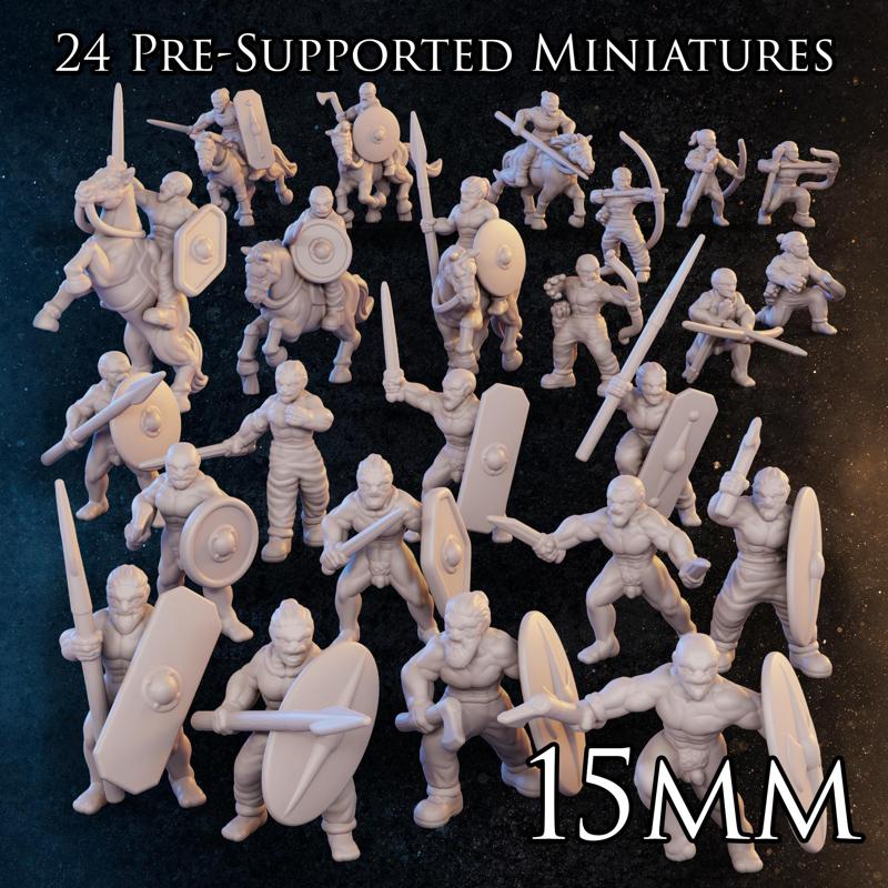 15mm - Celtic Naked Warriors