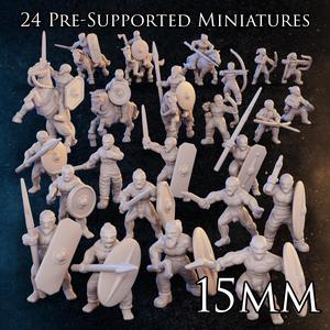 15mm - Celtic Naked Warriors