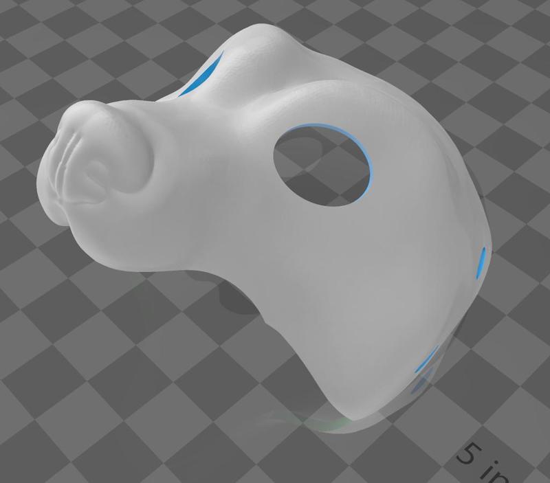 canine halfmask