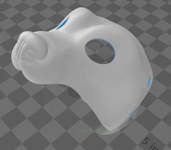 canine halfmask