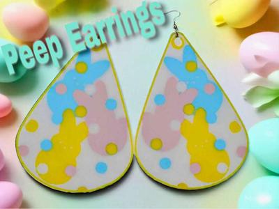 EASTER Peep Earrings 