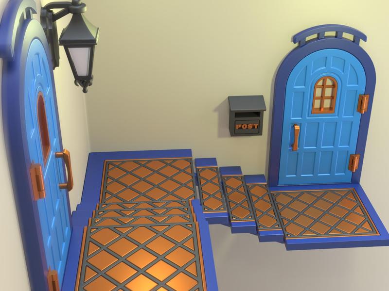 Miniature Passage - Corner Wall Art