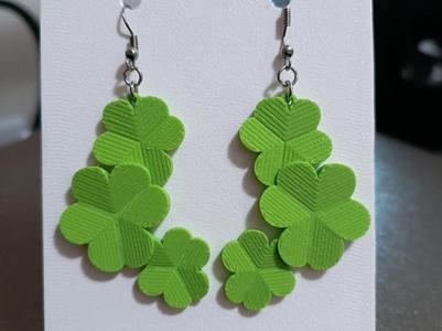 Shamrock earrings