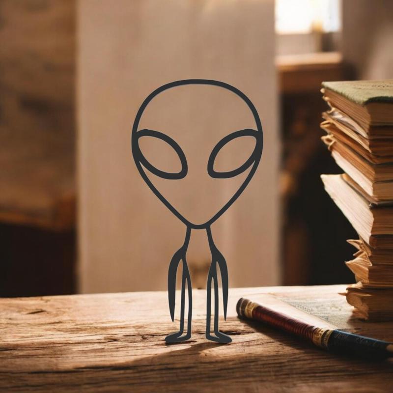 Alien Line Art - Desktop Line Art