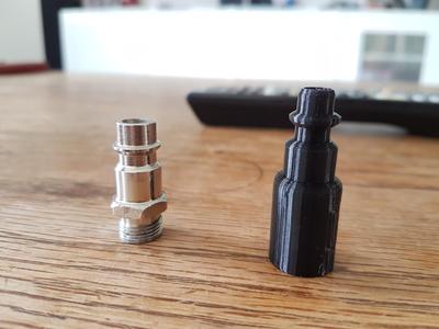 1/4  BSP  to  1/4  NPT Air Hose Adapter