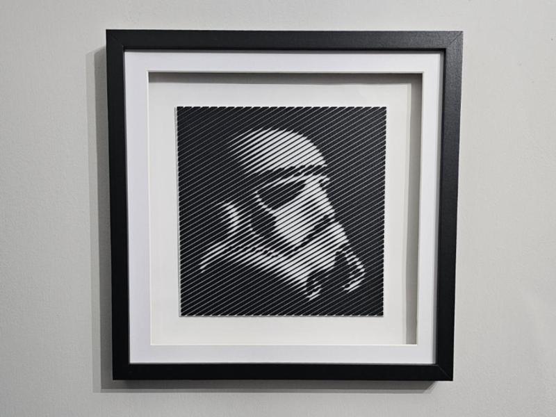 Stormtrooper Halftone Wall Art by Ikonic3D