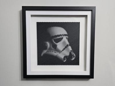 Stormtrooper Halftone Wall Art by Ikonic3D