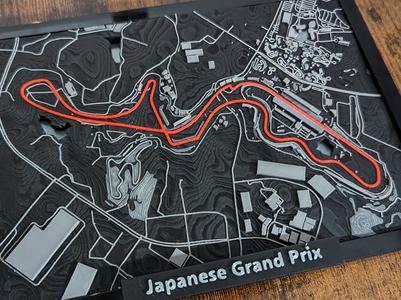 Suzuka Circuit 3D Miniature v2