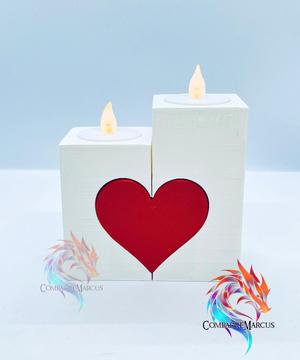 Heart Tealight Stand / no supports / 3mf included