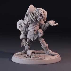 32mm scale Male Human Bard