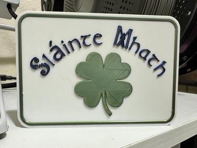 Slainte Mhath sign