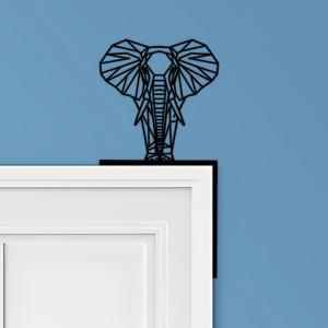 Elephant Door Corner Decor