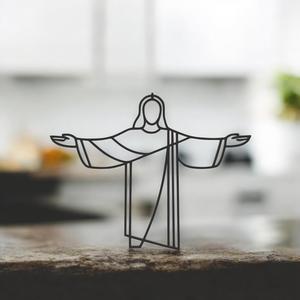 Christ The Reedeemer Line Art - Dekstop Line Art