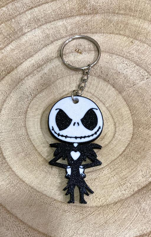 Jack Skellington suited up keychain