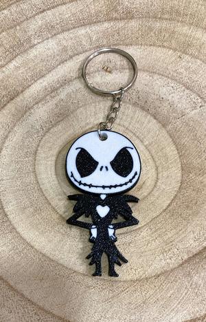 Jack Skellington suited up keychain