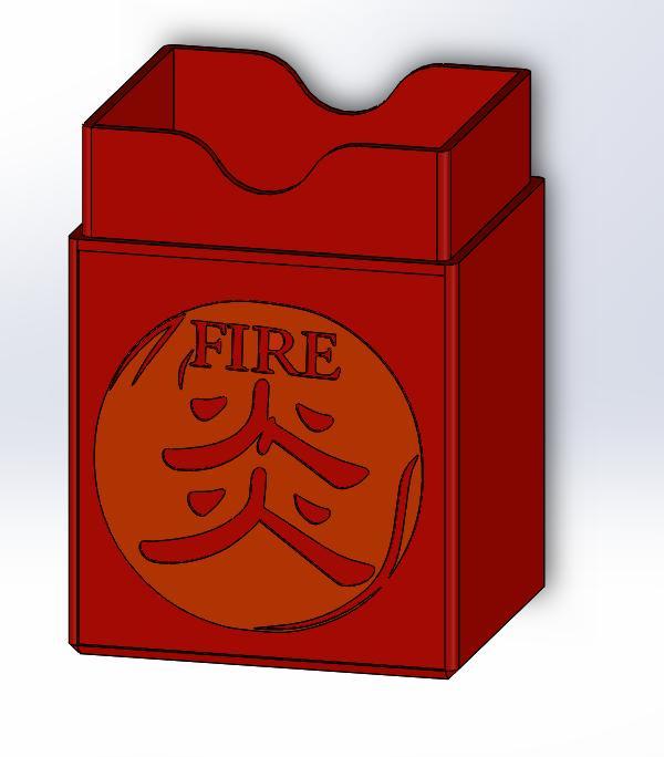 Fire deckbox yugioh