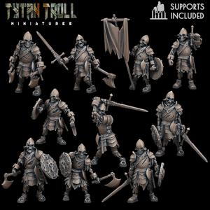 Armoured Skeleton Pack 02 [Pre-Supported]