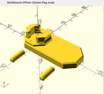 Multiboard Closet Peg Generator