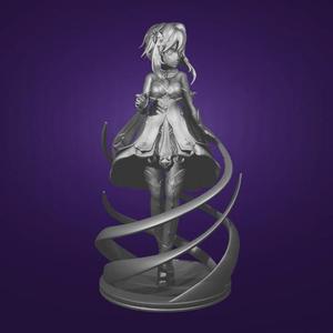 Lumine Genshin Impact Main Female Character- Walking Pose