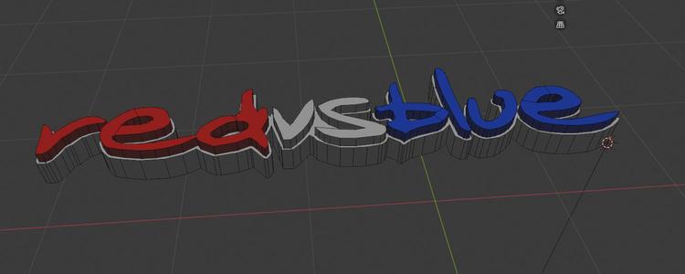 Red VS Blue Logo