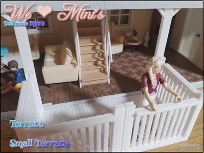 Dollhouse - Small Terrace Ground or 1st Floor 1:18