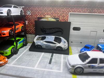 hot wheels wall mount loose open