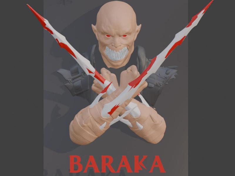 PS5 Transformation Kit in Baraka Style Mortal Kombat 11