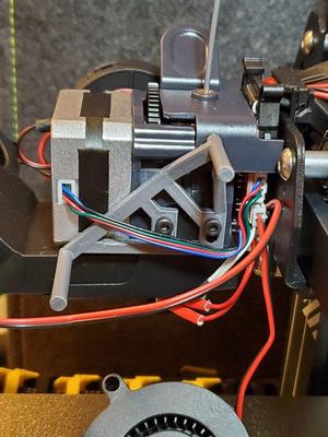 5015 turbo fan mount brace for Elegoo Neptune 3 Pro head