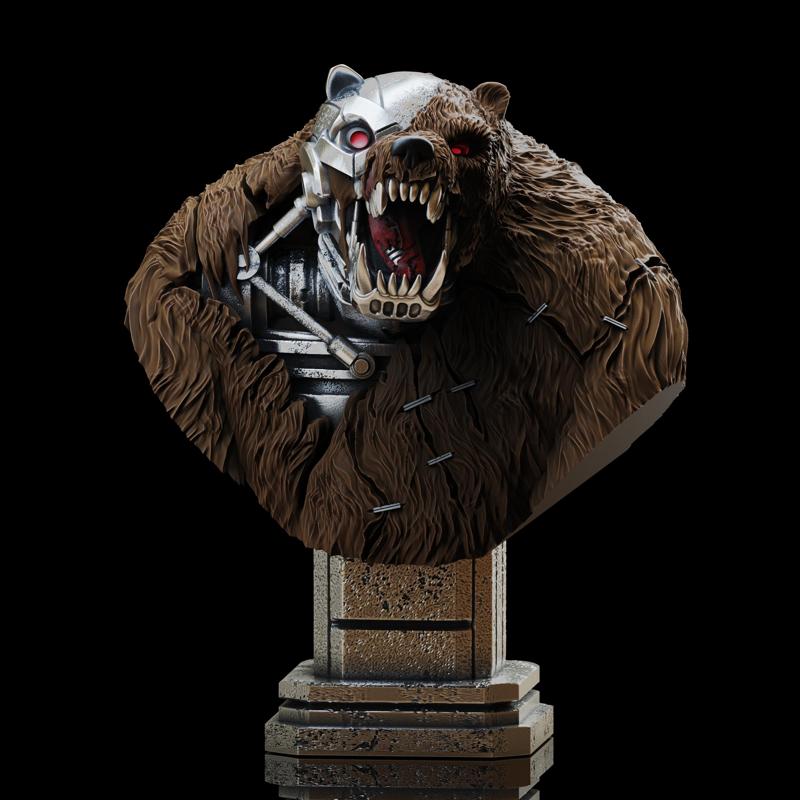 Barghest Bust (Pre-Supported)