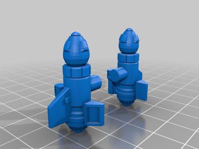 Transformers G1 Ravage Missiles