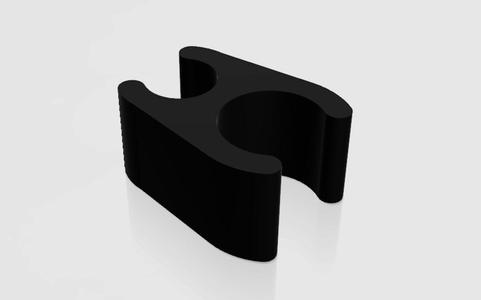 Parametric Cable Clip for running a pair of cables together