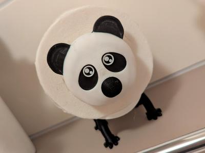 Panda Toilet Paper Holder