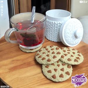 Cookie Coasters and Jar