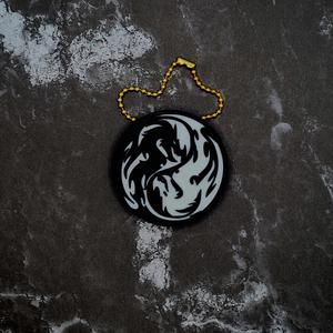 Dragon Yin Yang Keychain