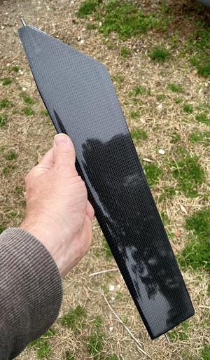 RC Sailboat keel fin for IOM carbon fiber mold