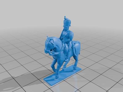 18mm 28mm Napoleonic Brunswick horse