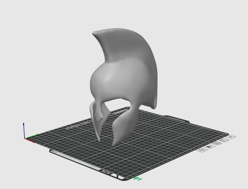 Spartan Helmet - Rescaleable