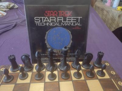 Star Trek Chess Set (From Starfleet Technical Manual by Franz Joseph)