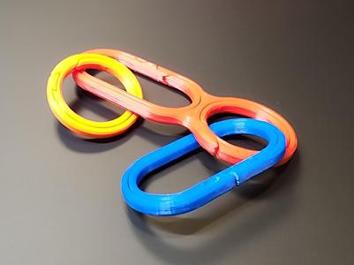 #0161 STRONG #8-R Racetrack Double Split Key Ring [3 sizes] - Meets the Demands of Everyday Use!