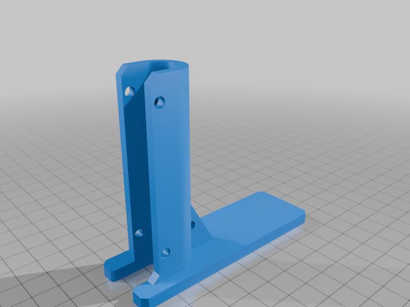 Bracket to support the base of clip-on lights